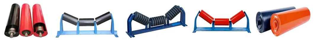 Conveyor Rollers/Steel Idler/Plastic Roller, Rubber Disc Roller, Impact Cushion Roller, Return Roller with Rubber Disc