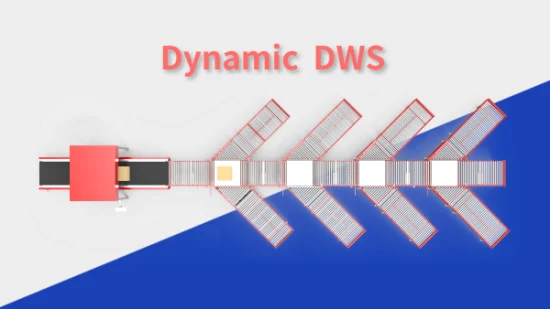 우편배달용 수직 크로스 벨트 분류기, 선형 CBS, Oms, Wms, ERP 휠 분류기와 통합된 Dws 시스템